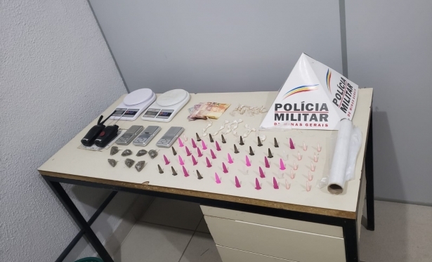 Polcia Militar apreende drogas e menor infrator em Cachoeira do Campo (MG)