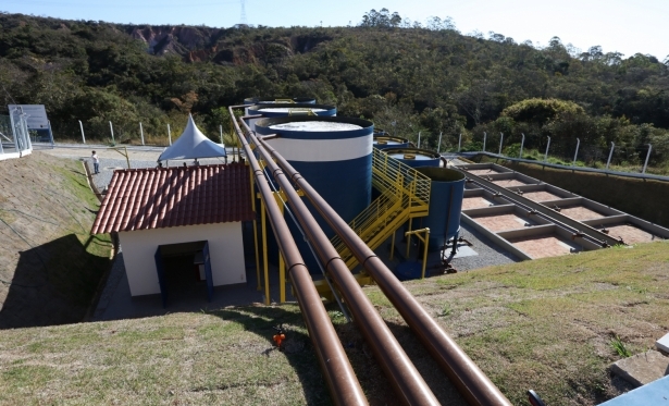 Estação de tratamento de esgoto é inaugurada e beneficia moradores em Cachoeira do Campo