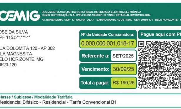 Contas de luz ter�o novo n�mero de identifica��o a partir de 2026